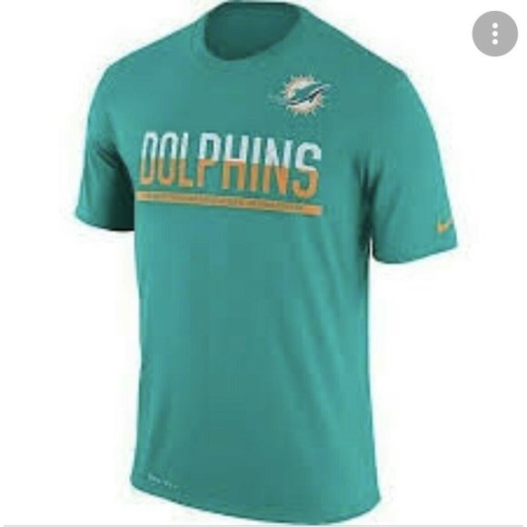Nike Other - Miami Dolphins Dri Fit Logo Training T-shirt Short Sleeves Size XL